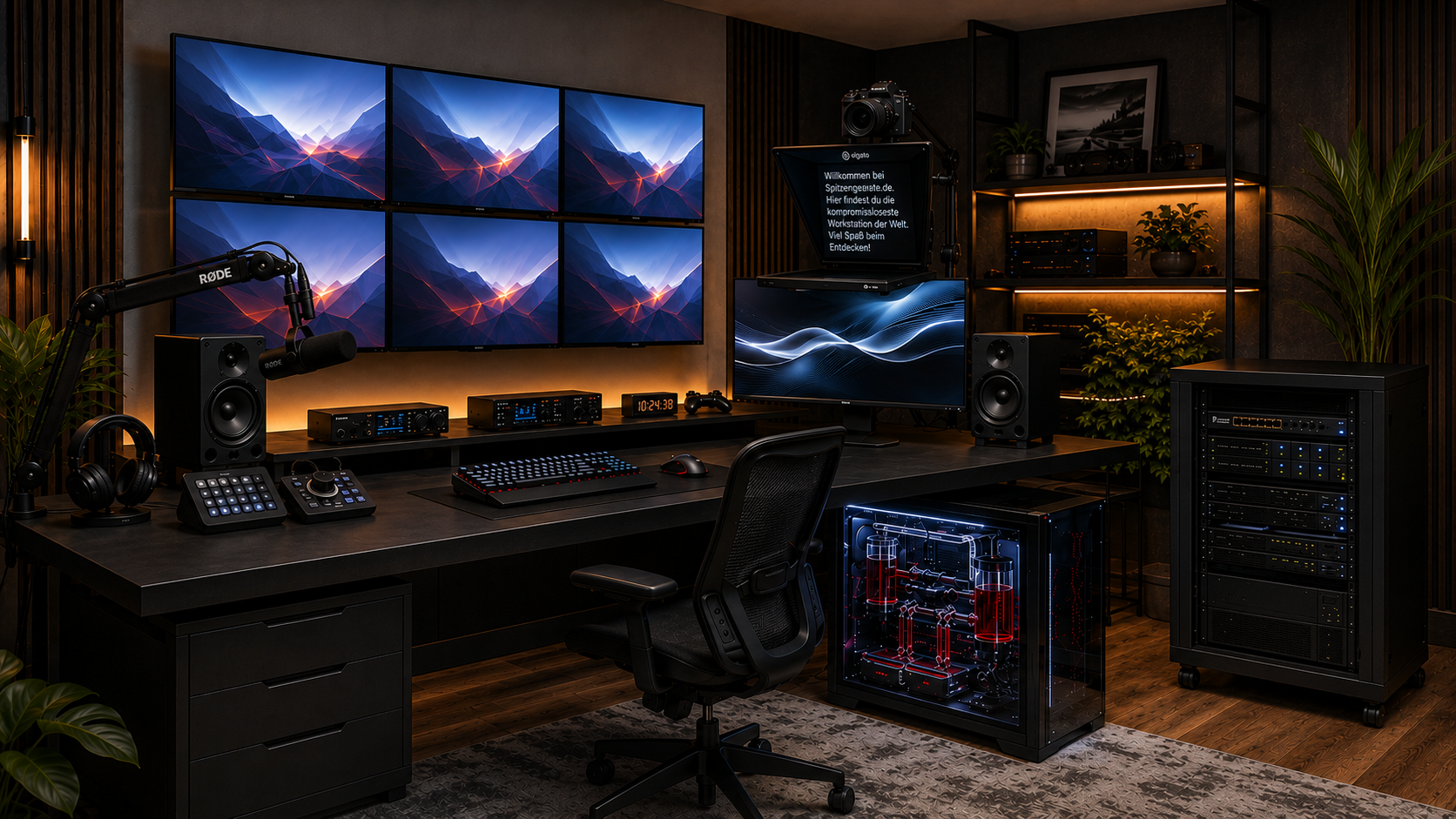 Visualisierung der High-End-Workstation OPUS ABSOLUTUM X96